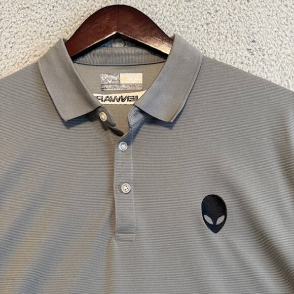 Calloway x ALIENWARE Mens Shirt Size L Opti-Dri Golf Polo Promo Tournament Cool - Picture 5 of 15